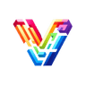 Veselka logo - a stylised V letter